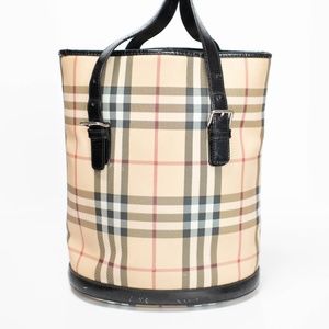 Burberry Nova Check Bucket Bag
